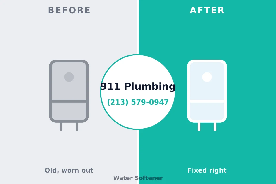 Before and after: plumbing repair Tatamy, PA